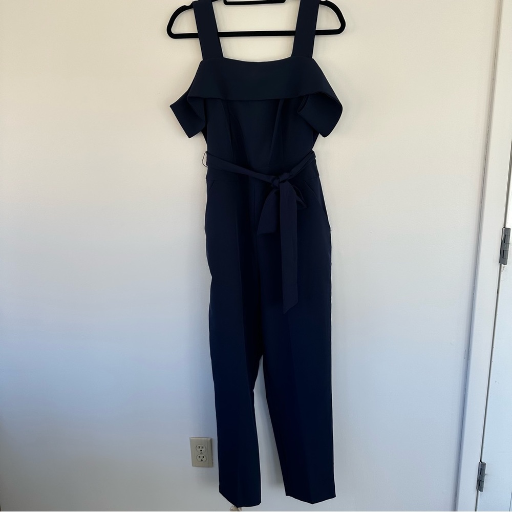New York & Company Dark Blue Jumpsuit Romper Size M
